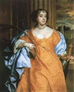 Sir Peter Lely barbara villiers,duchess of cheveland as st.catherine of alexandria oil on canvas